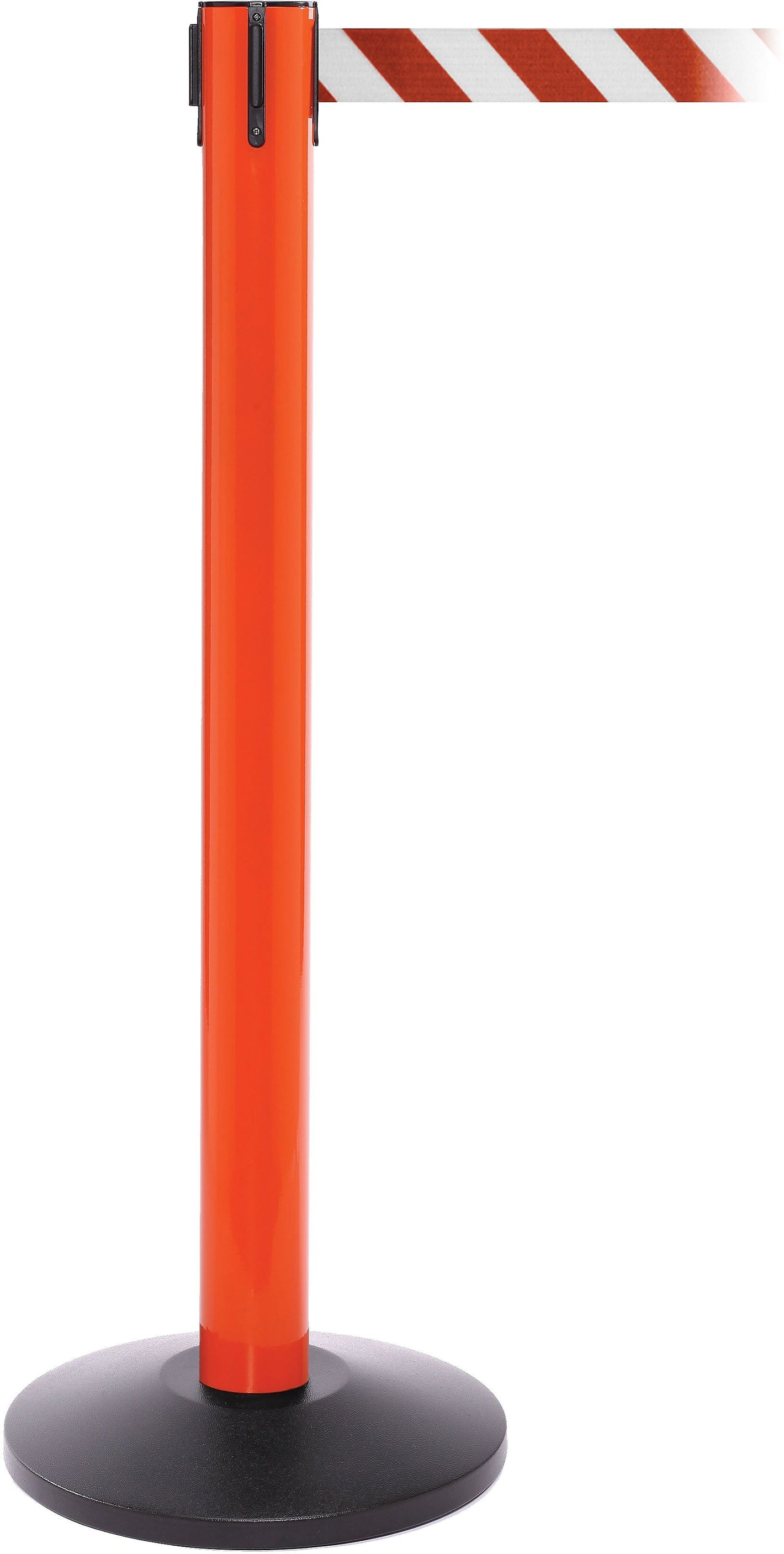 SafetyPro 300 Orange Retractable Belt Barrier with 16' Red/White Belt