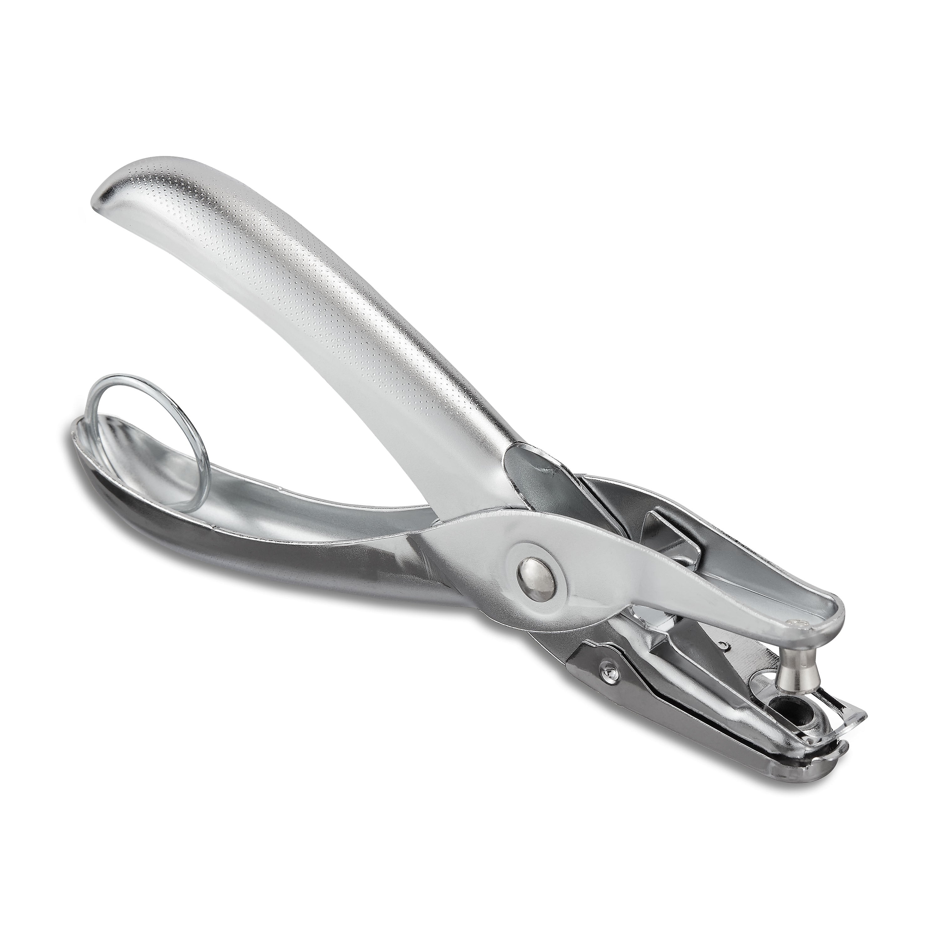 1-Hole Punch, 6 Sheet Capacity, Silver
