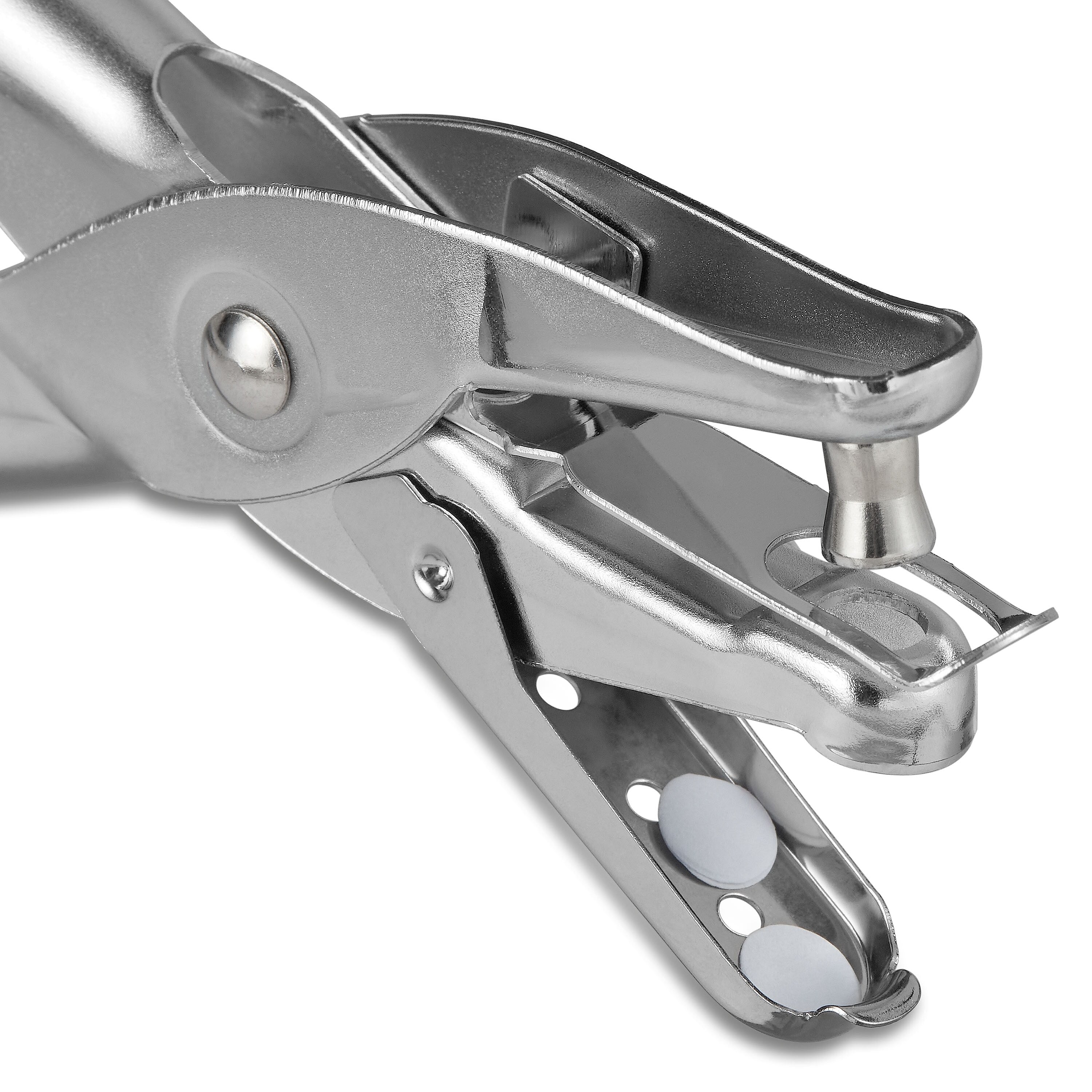 1-Hole Punch, 6 Sheet Capacity, Silver