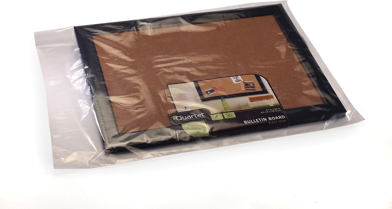 10" x 12" Layflat Poly Bags, 2 Mil, Clear, 1000/Carton