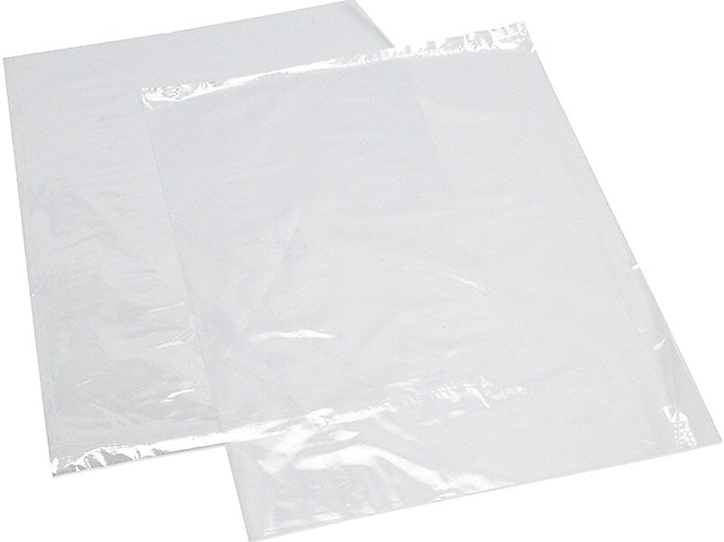 10" x 13" Layflat Poly Bags, 2 Mil, Clear, 1000/Carton