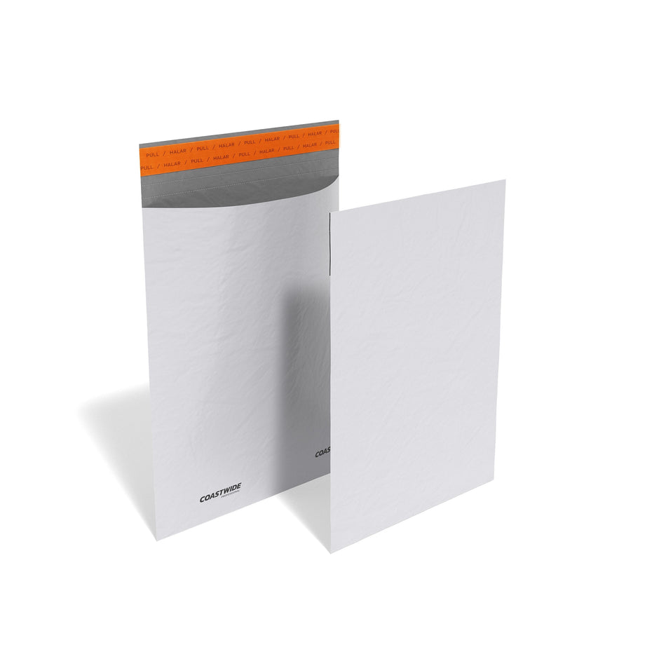 10 x 13 Self-Sealing Poly Mailer, White, 500/Carton