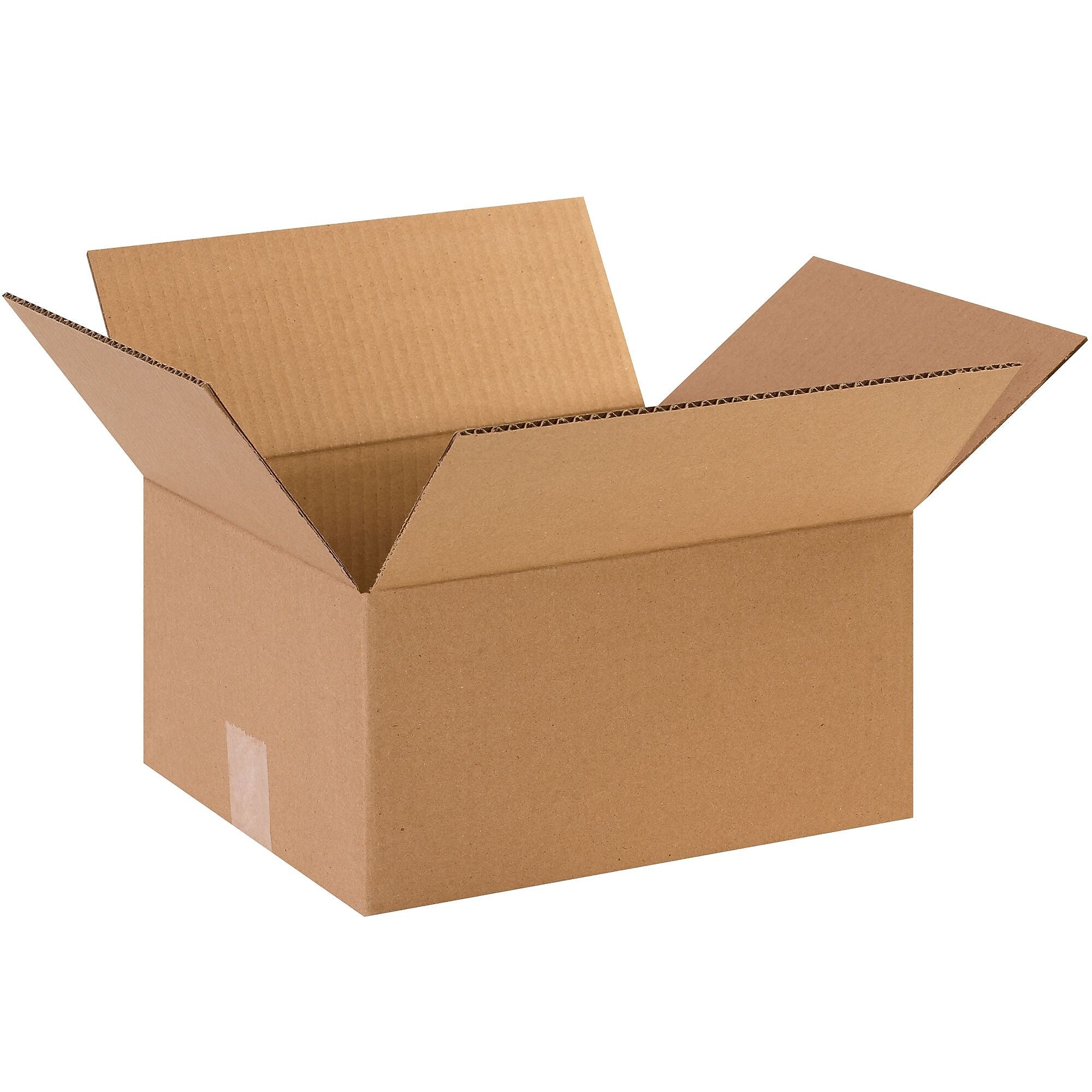 10" x 8" x 8" Corrugated Kraft Boxes, 25/Bundle