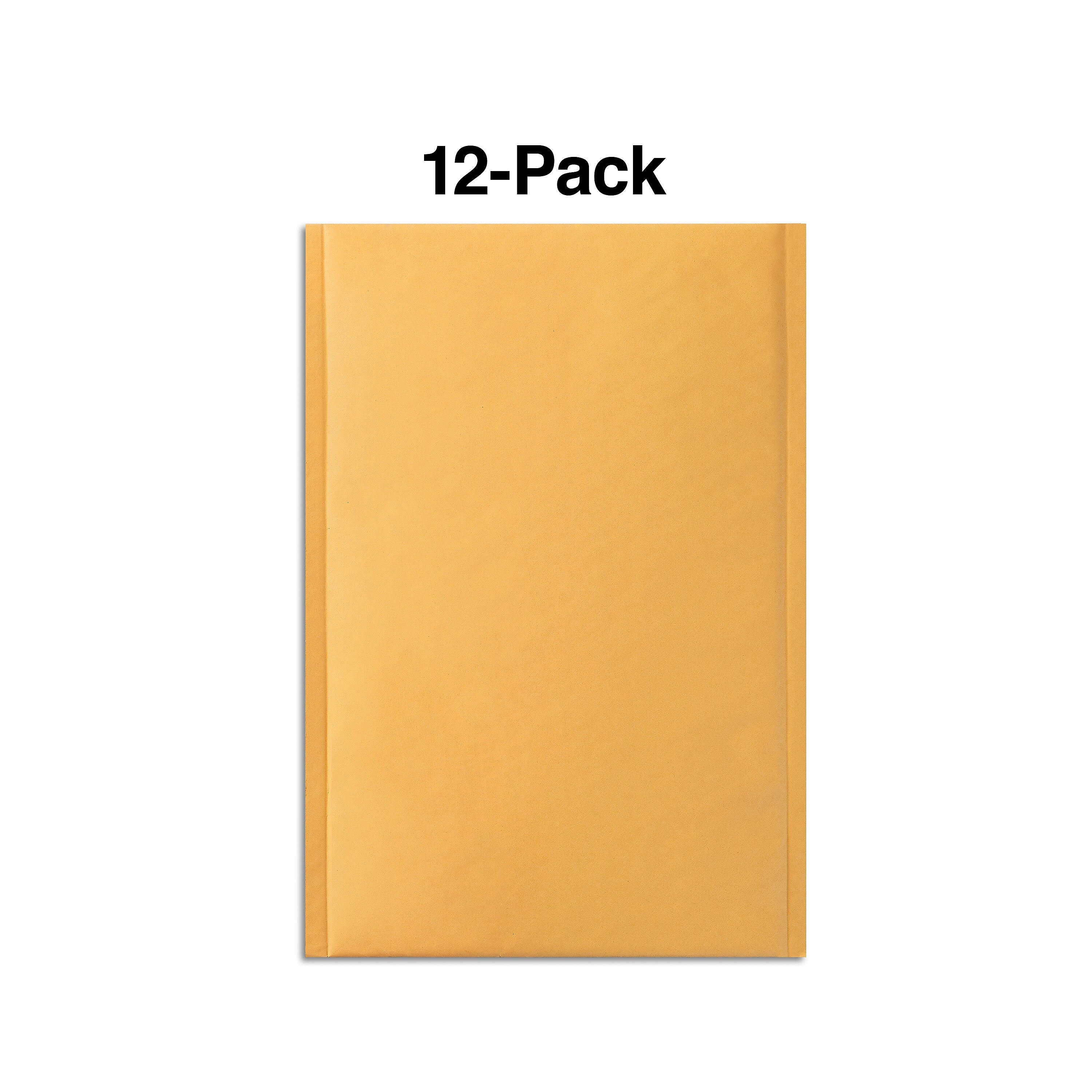 10.25" x 13.5" Self-Sealing Bubble Mailer, #4, 12/Pack