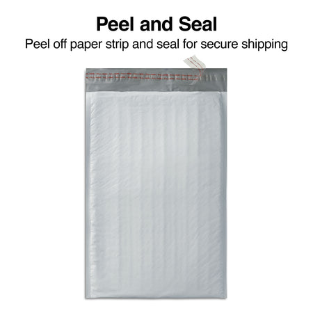10.5"W x 15"L Peel & Seal Bubble Mailer, #5, 8/Pack