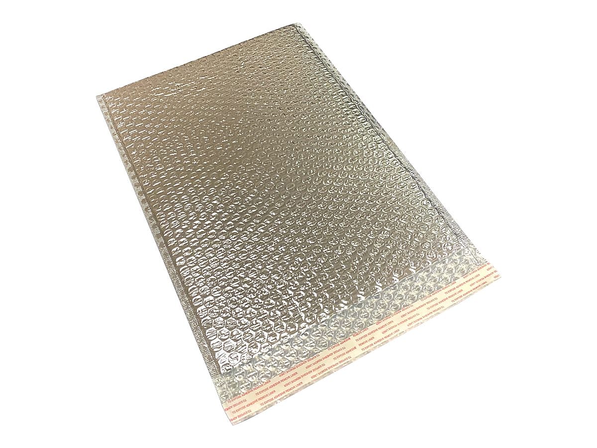 11" x 15" Cool Foil Insulated Self-Sealing Bubble Mailers, 50/Box