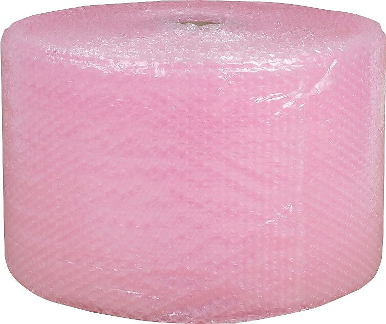 1/2" 48" x 250` Anti-Static Slit 12" Perfed 12" Large Bubble