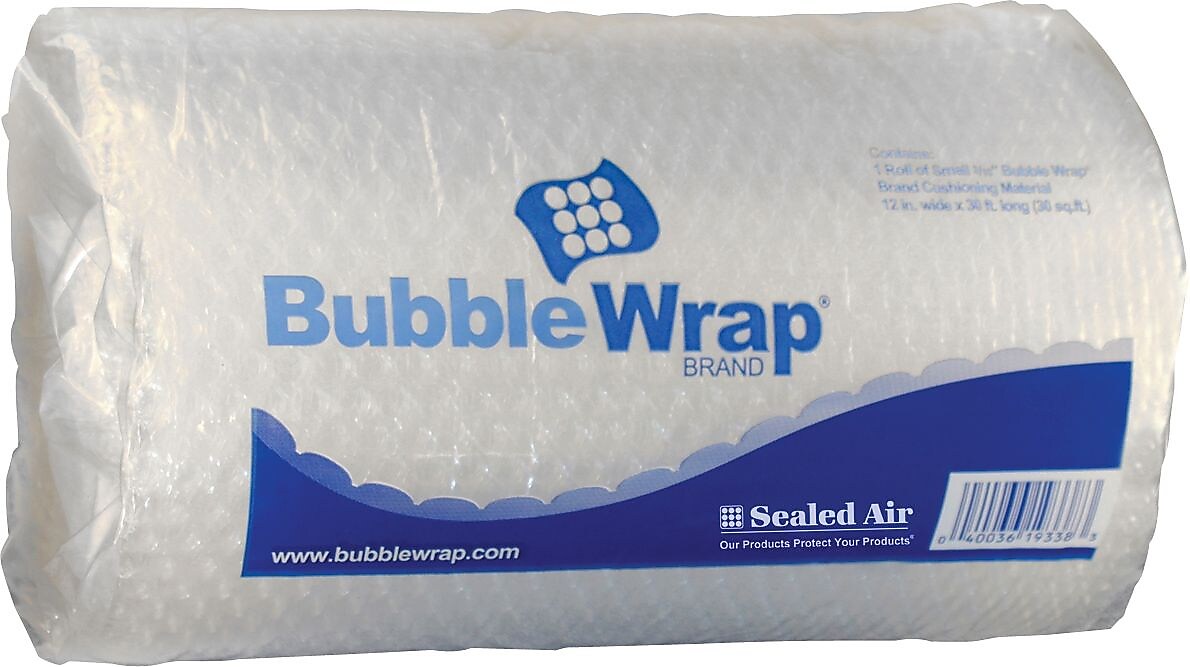 1/2" Bubble Roll, 12" x 30', Each