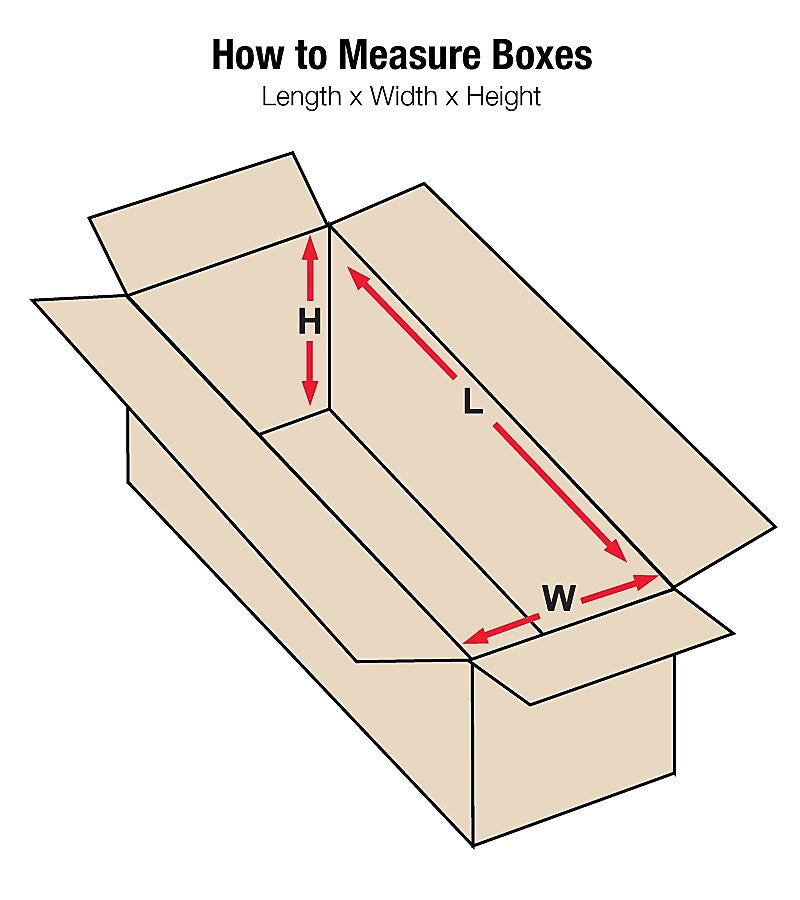 1255 Brown 5" x 12" Long Corrugated Boxes, 25/Bundle