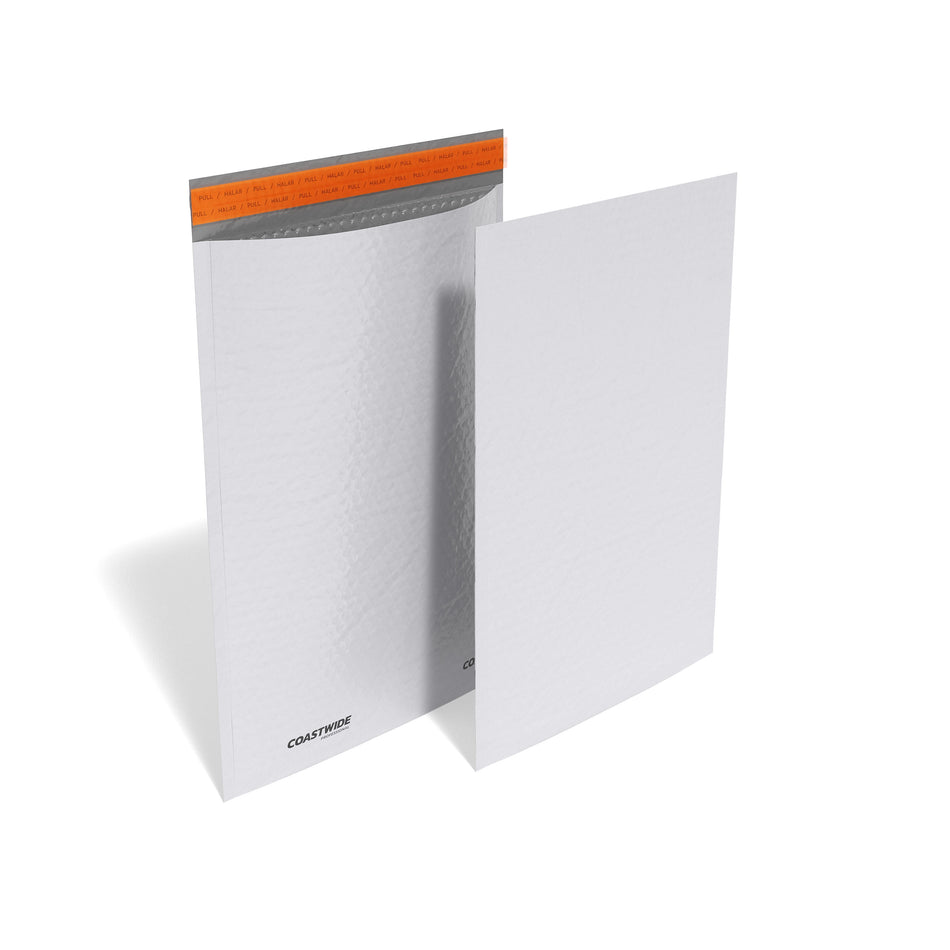 13.13 x 17.75 Self-Sealing Bubble Mailer, #6, White, 50/Carton