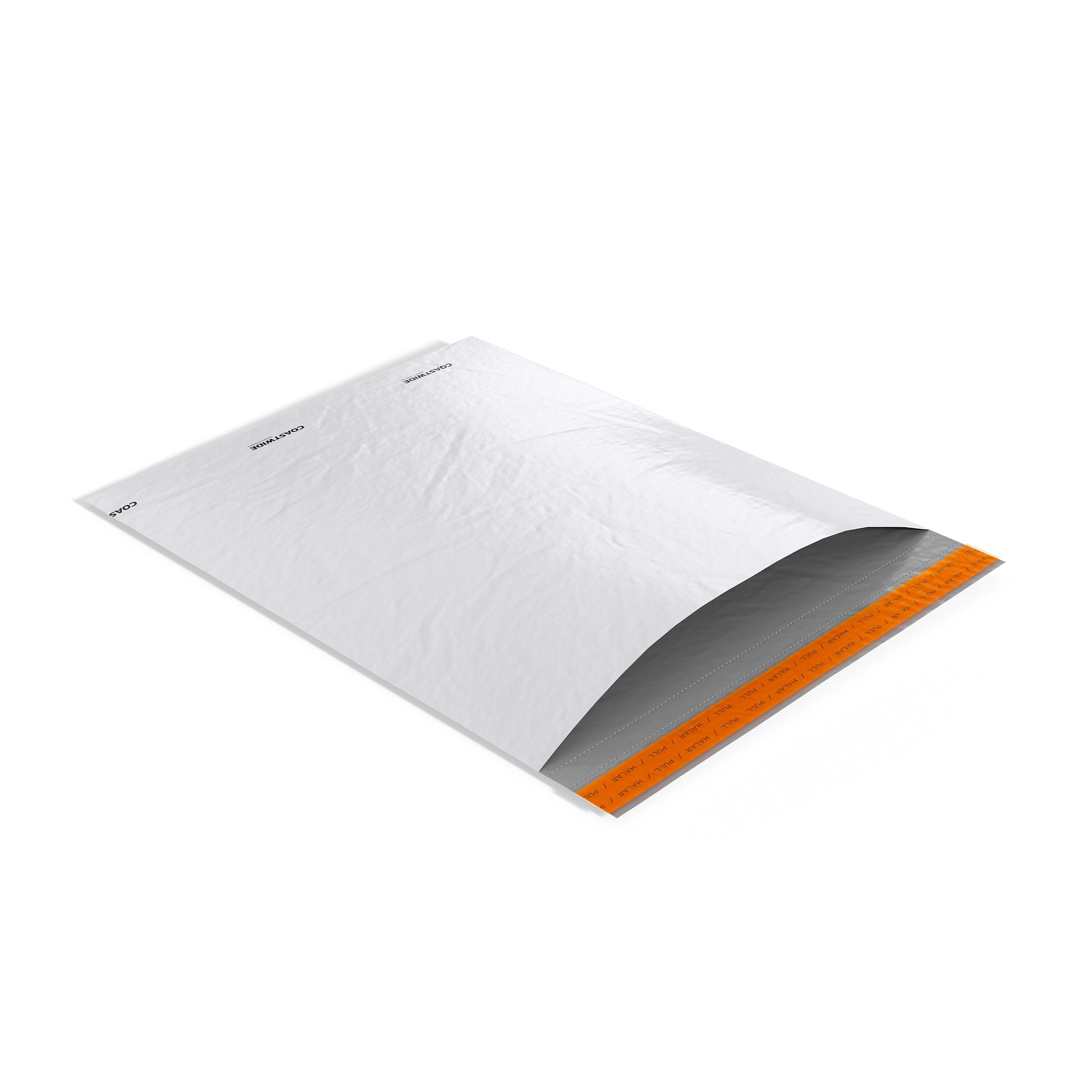 14 x 17 Self-Sealing Poly Mailer, White, 100/Box