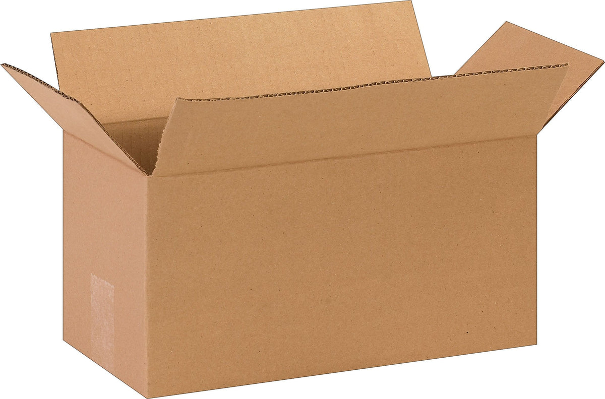 14" x 7" x 7" Shipping Boxes, 32 ECT, Brown, 25/Bundle