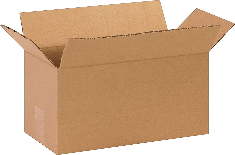 14" x 7" x 7" Shipping Boxes, 32 ECT, Brown, 25/Bundle