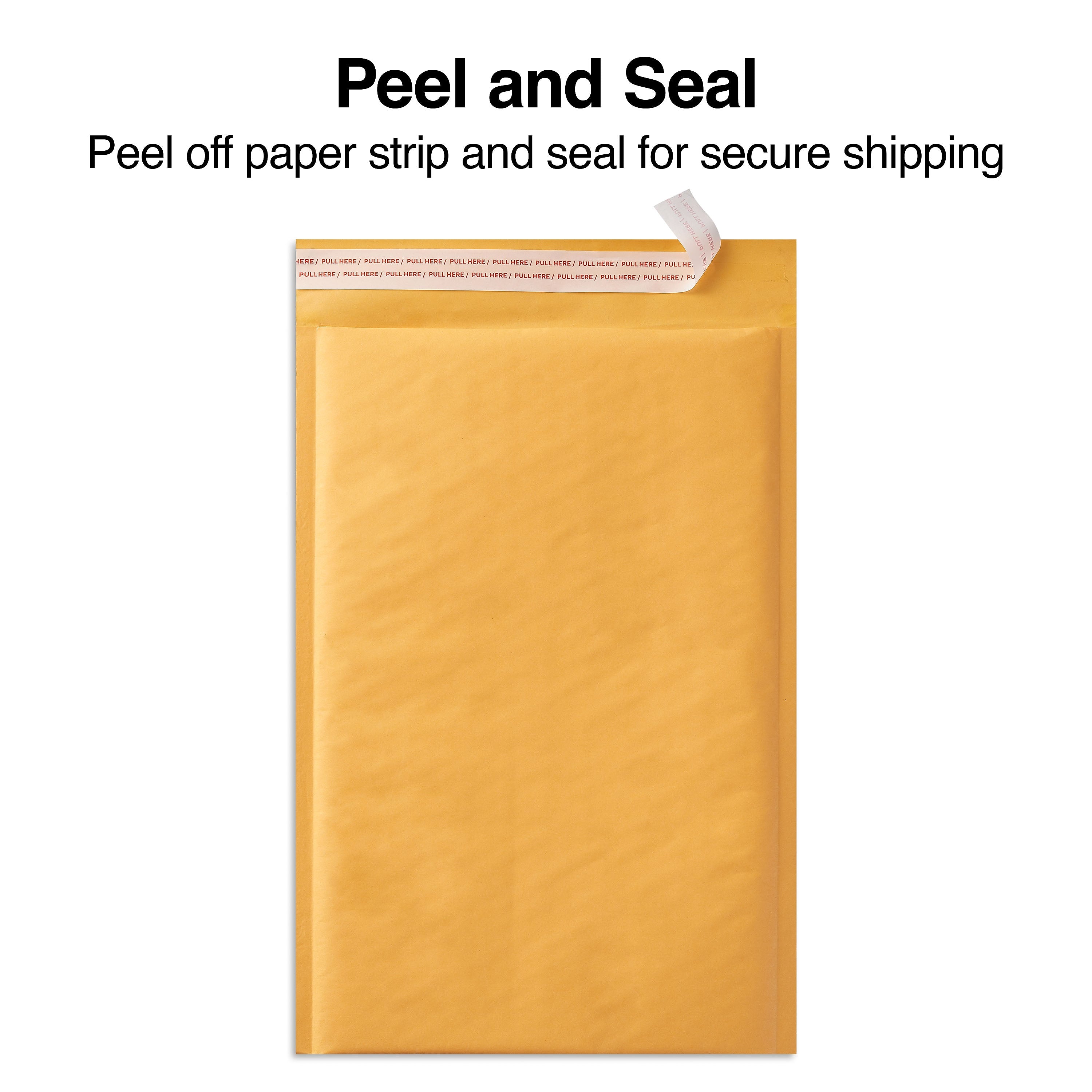 14.25"W x 19"L Peel & Seal Bubble Mailer, #7, 12/Pack