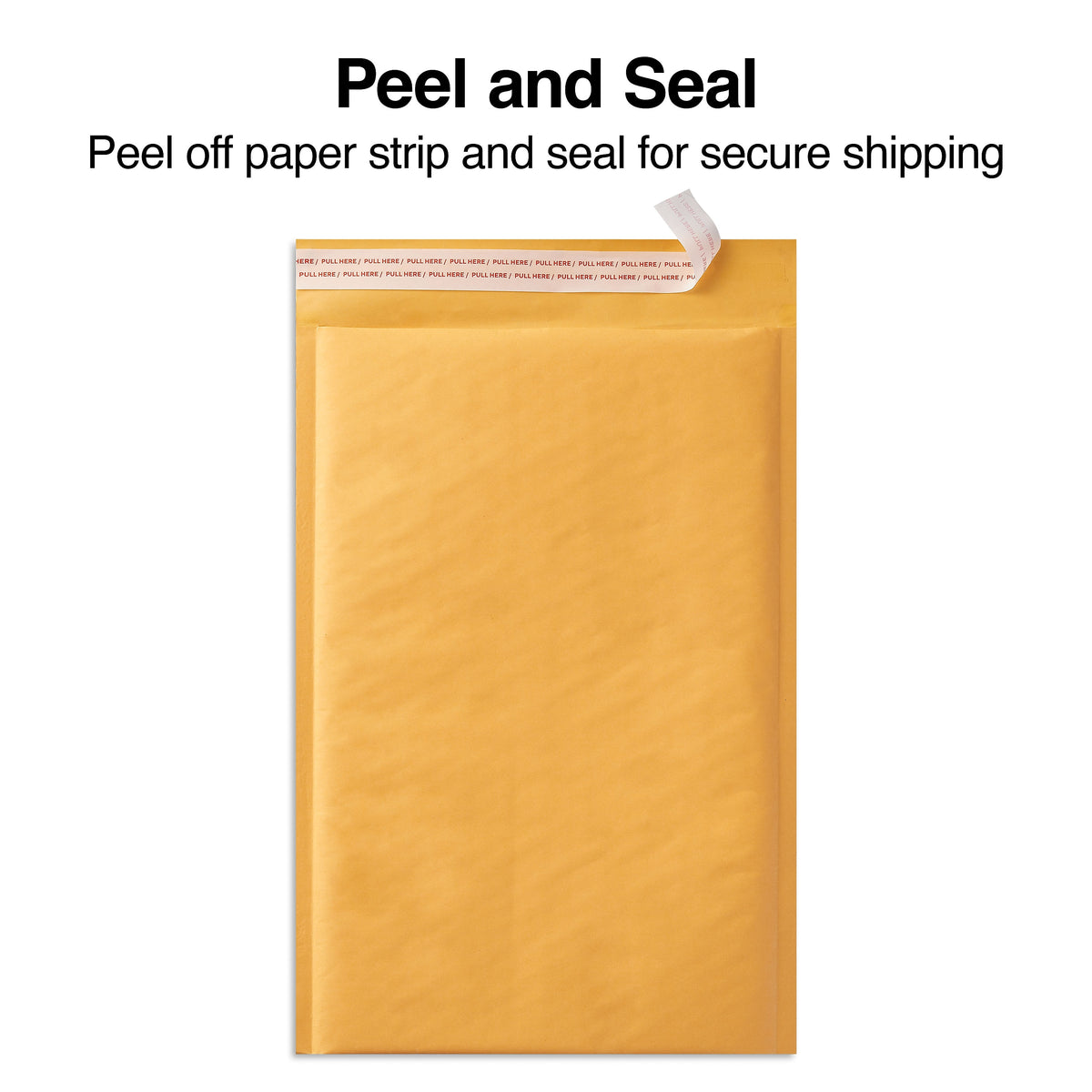 14.25"W x 19"L Peel & Seal Bubble Mailer, #7, 12/Pack