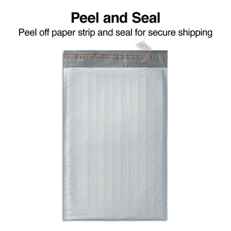 14.25"W x 19"L Peel & Seal Bubble Mailer, #7, 8/Pack