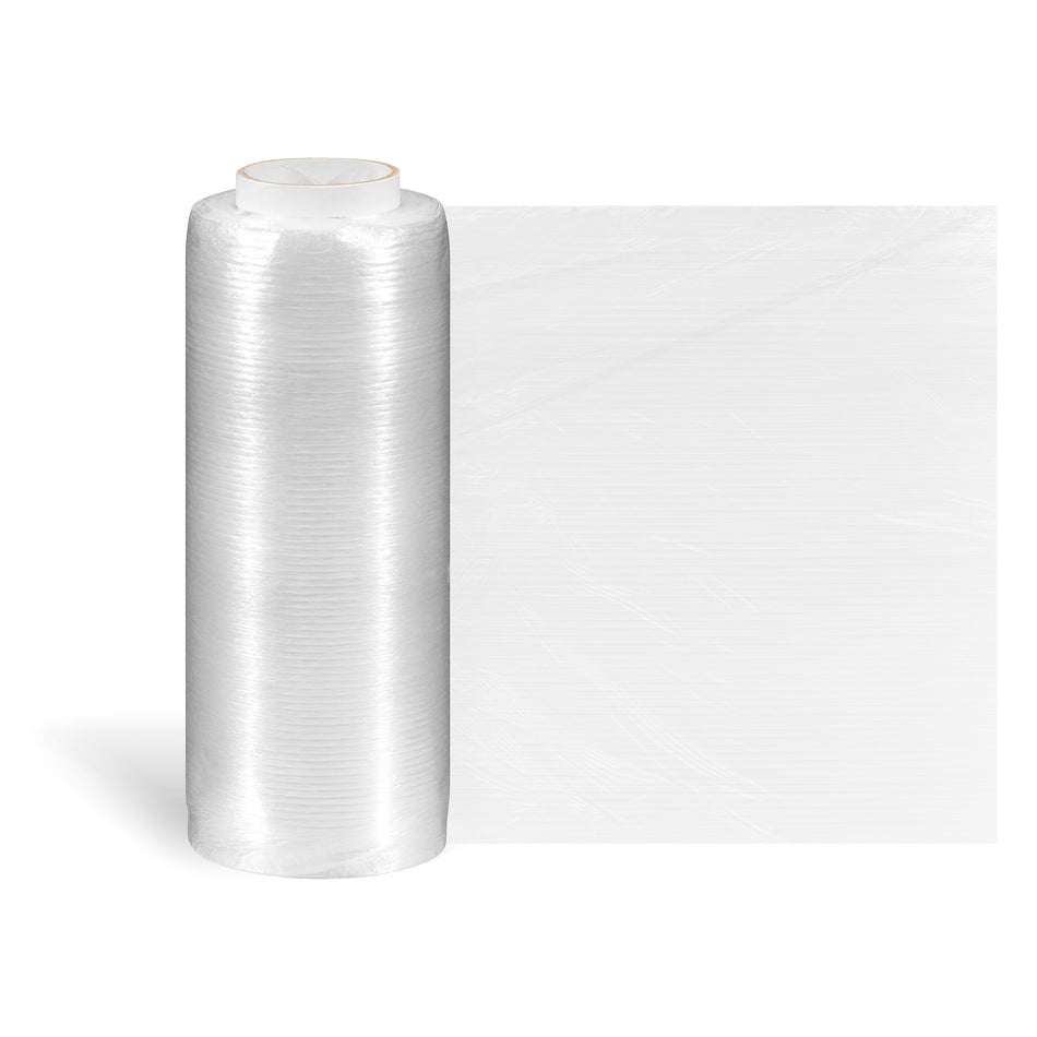 14.5" x 1450' 30 Gauge Pre-Stretched Stretch Wrap, Clear, 4/Carton