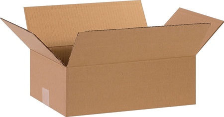 15" x 10" x 5" Shipping Boxes, 32 ECT, Brown, 25/Bundle