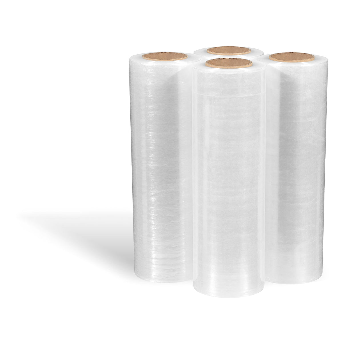 16" x 1476' 47 Gauge Cast Stretch Wrap, Clear, 4/Carton