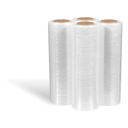 16" x 1476' 47 Gauge Cast Stretch Wrap, Clear, 4/Carton