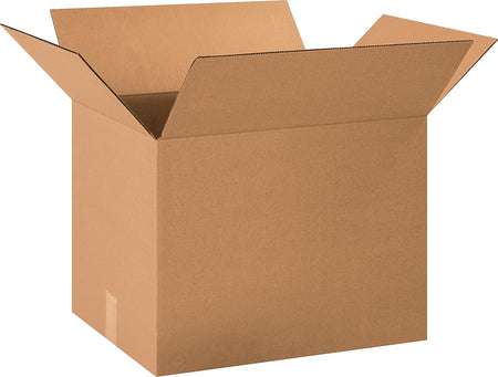 20" x 15" x 15" Standard Shipping Boxes, 32 ECT, Kraft, 20/Bundle