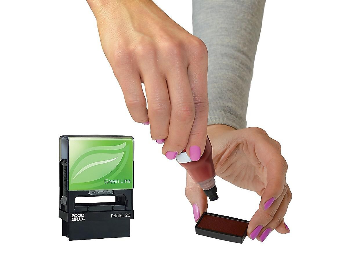 2000 Plus Green Line Printer 20 Pre-Inked Stamp, RECEIVED, Red Ink
