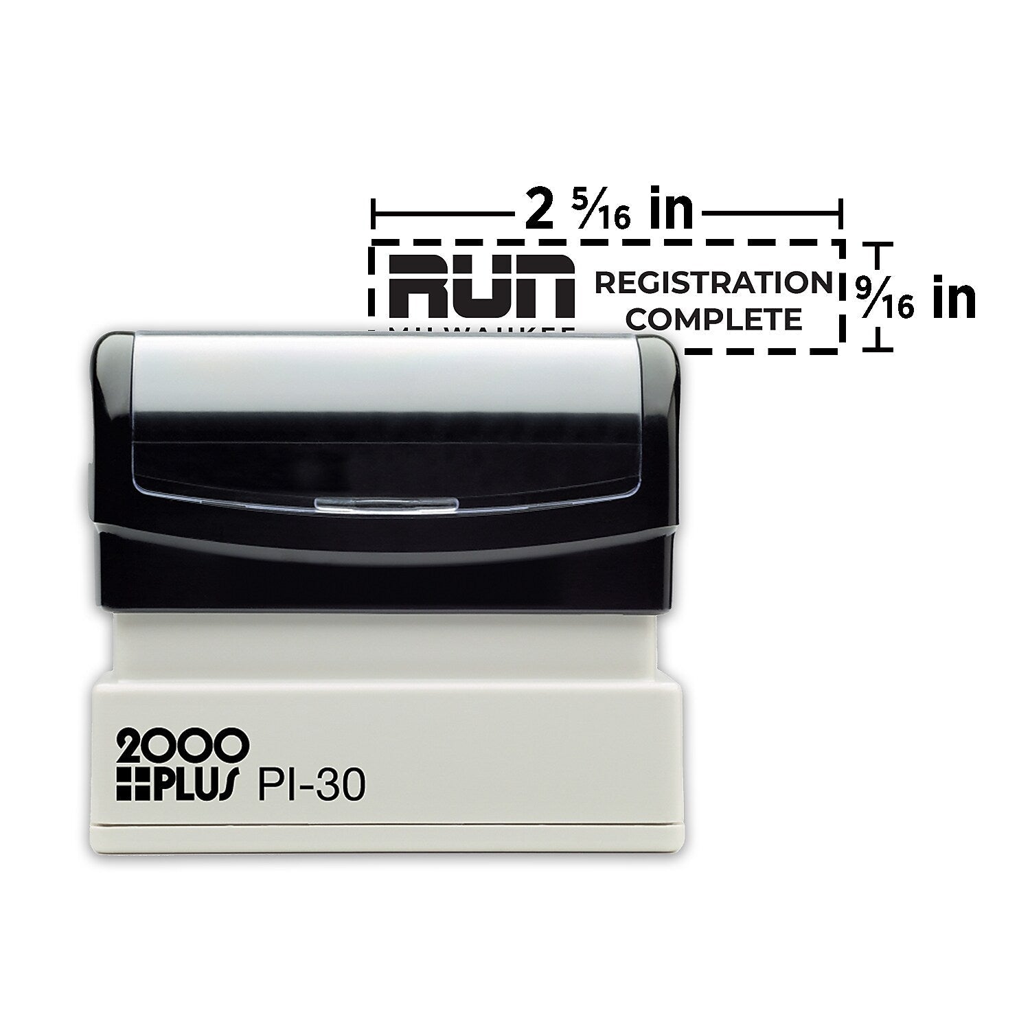 2000 Plus PI 30 Pre-inked Stamp, 9/16