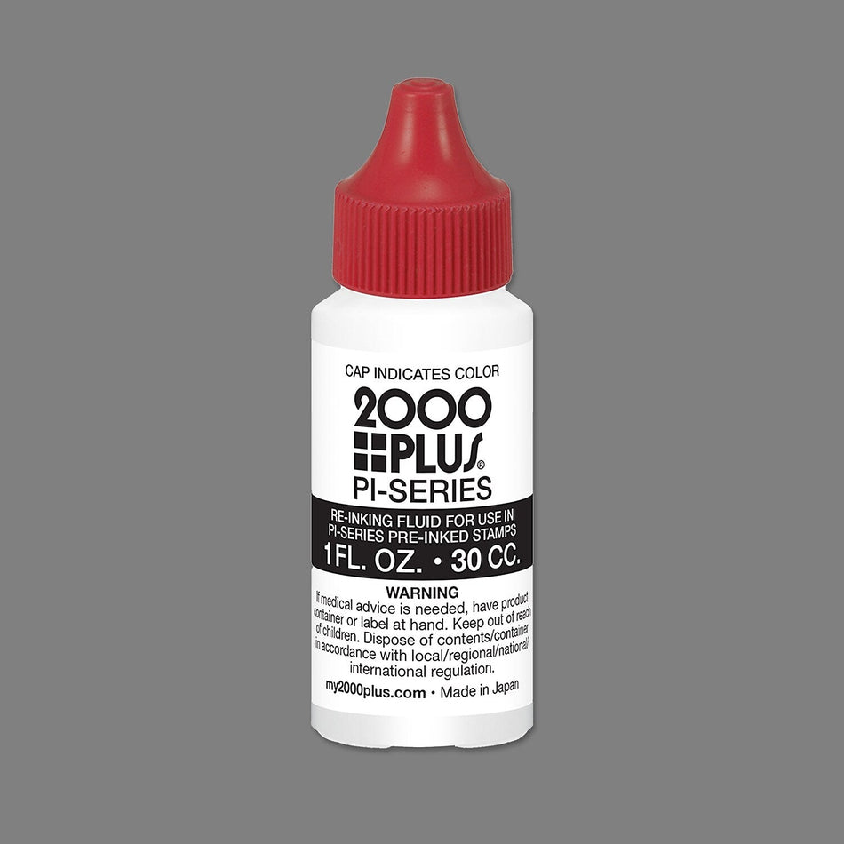 2000 Plus® PI Refill Ink, Red, 1 oz.