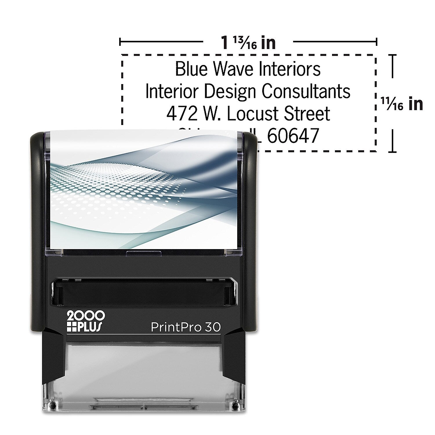 2000 Plus Printer 30 Self Inking Stamp