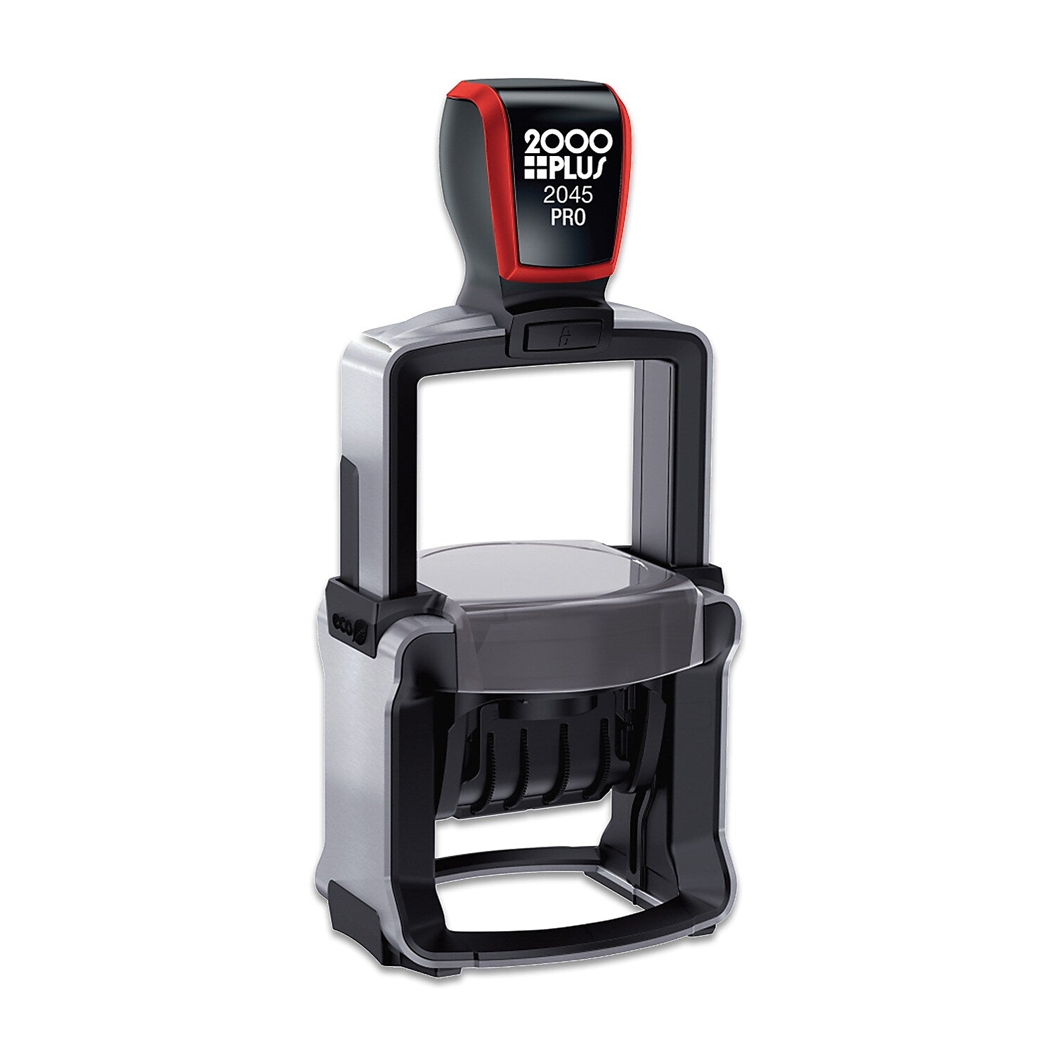 2000 Plus Pro Self Inking 20456D Heavy Duty Metal Round Dater, 1 3/4