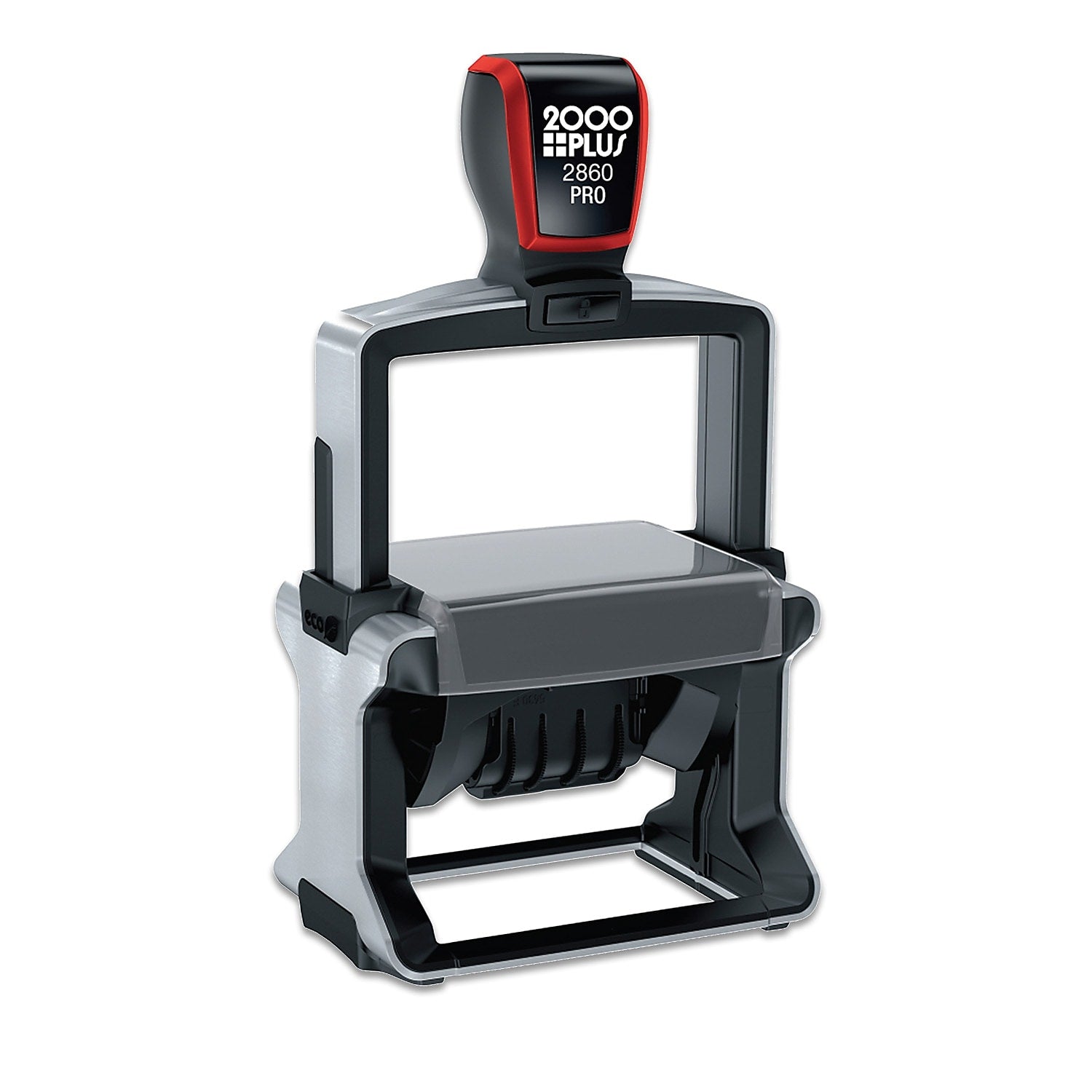 2000 Plus Pro Self-Inking 2860D Heavy Duty Metal Dater, 1 13/16
