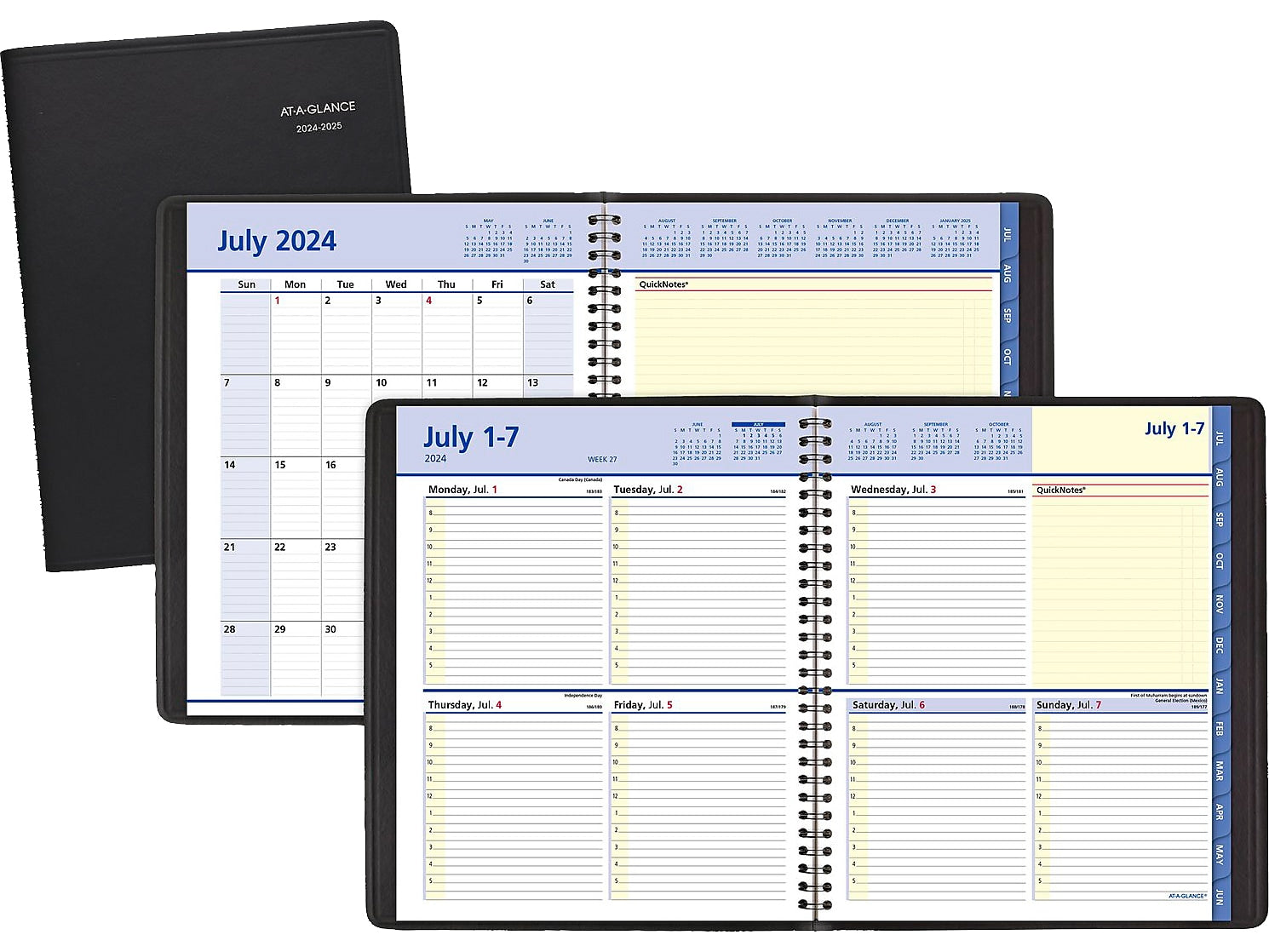 2024-2025 AT-A-GLANCE QuickNotes 8