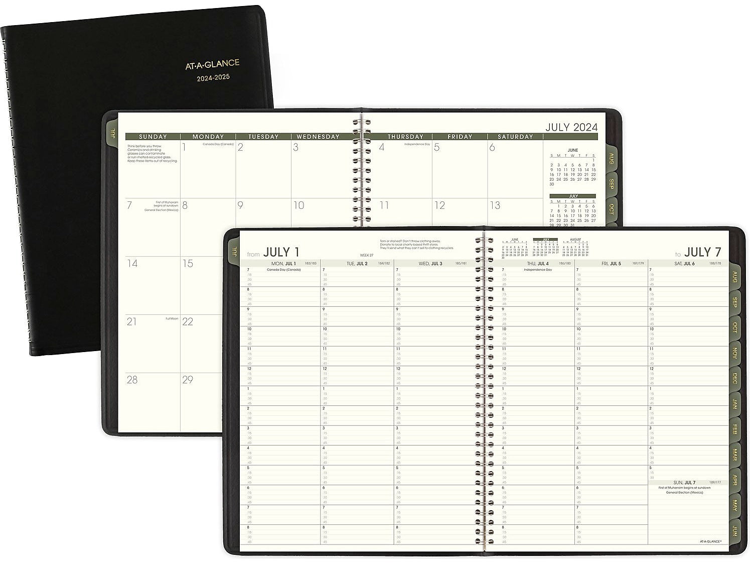 2024-2025 AT-A-GLANCE Recycled 8.25