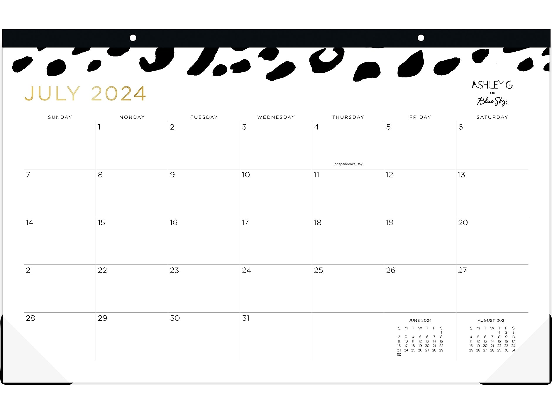 2024-2025 Blue Sky Ashley G Leopard Black 17