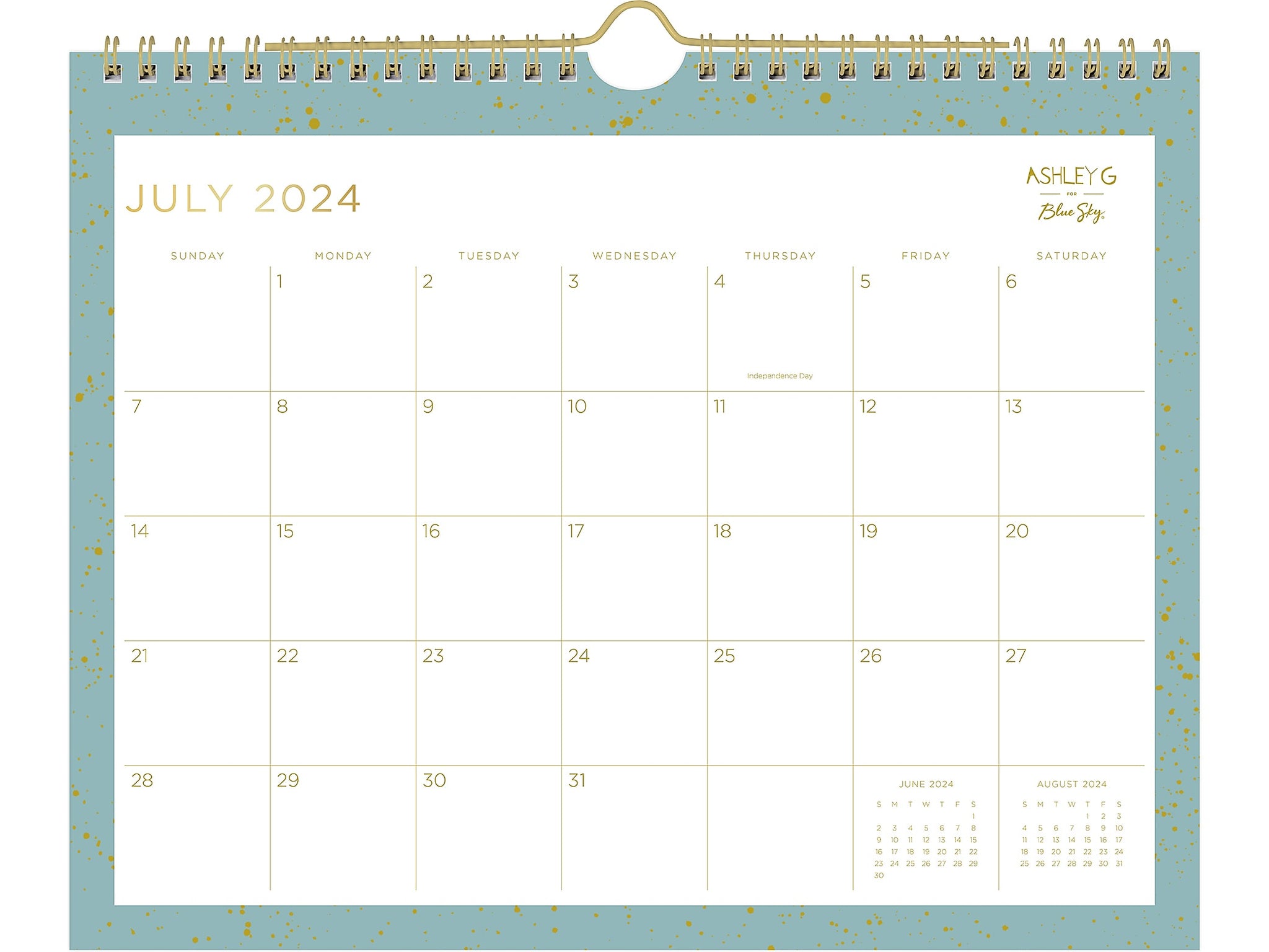 2024-2025 Blue Sky Ashley G Splatter Dot Jade G 11