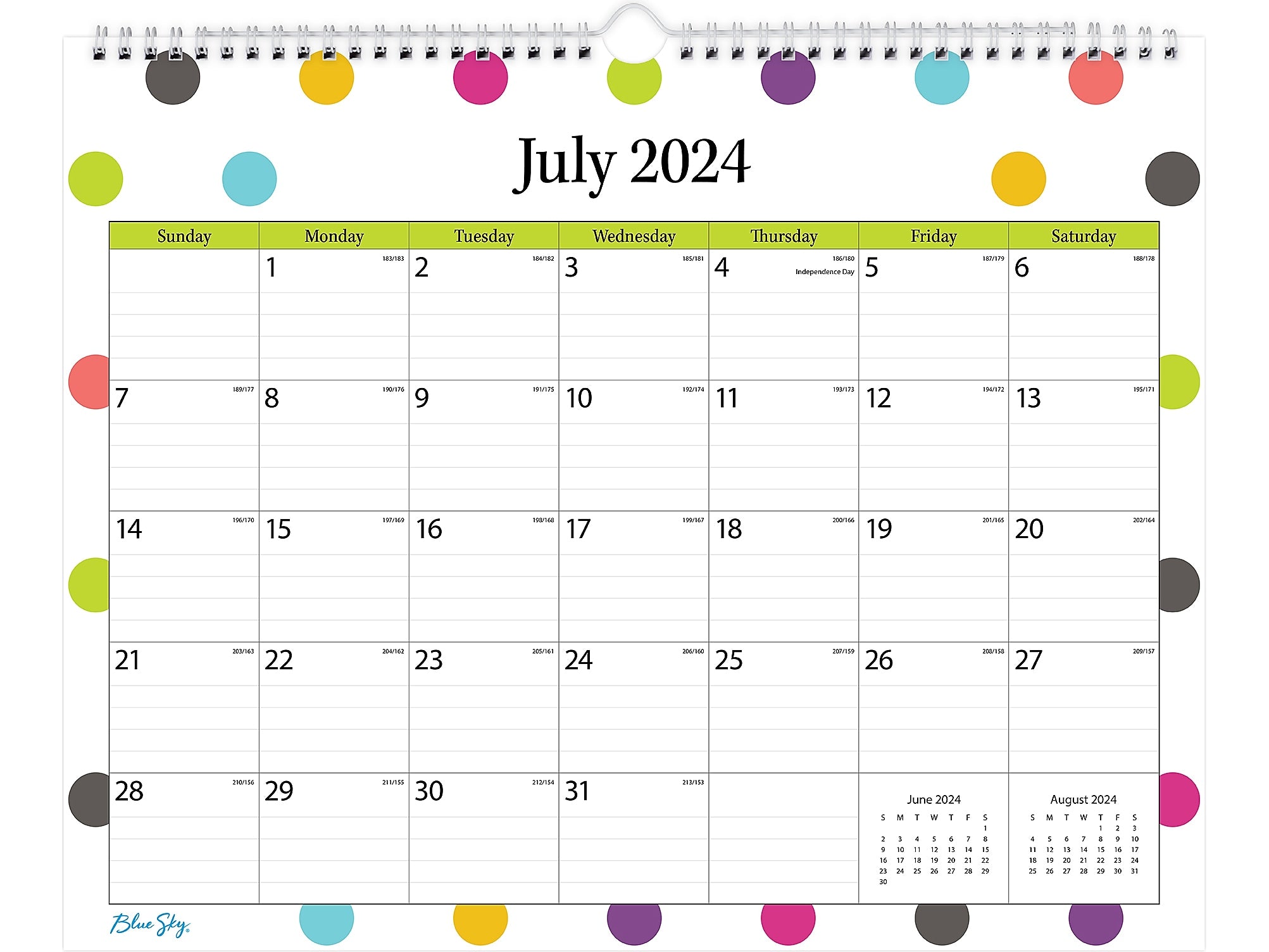 2024-2025 Blue Sky Teacher Dots 15