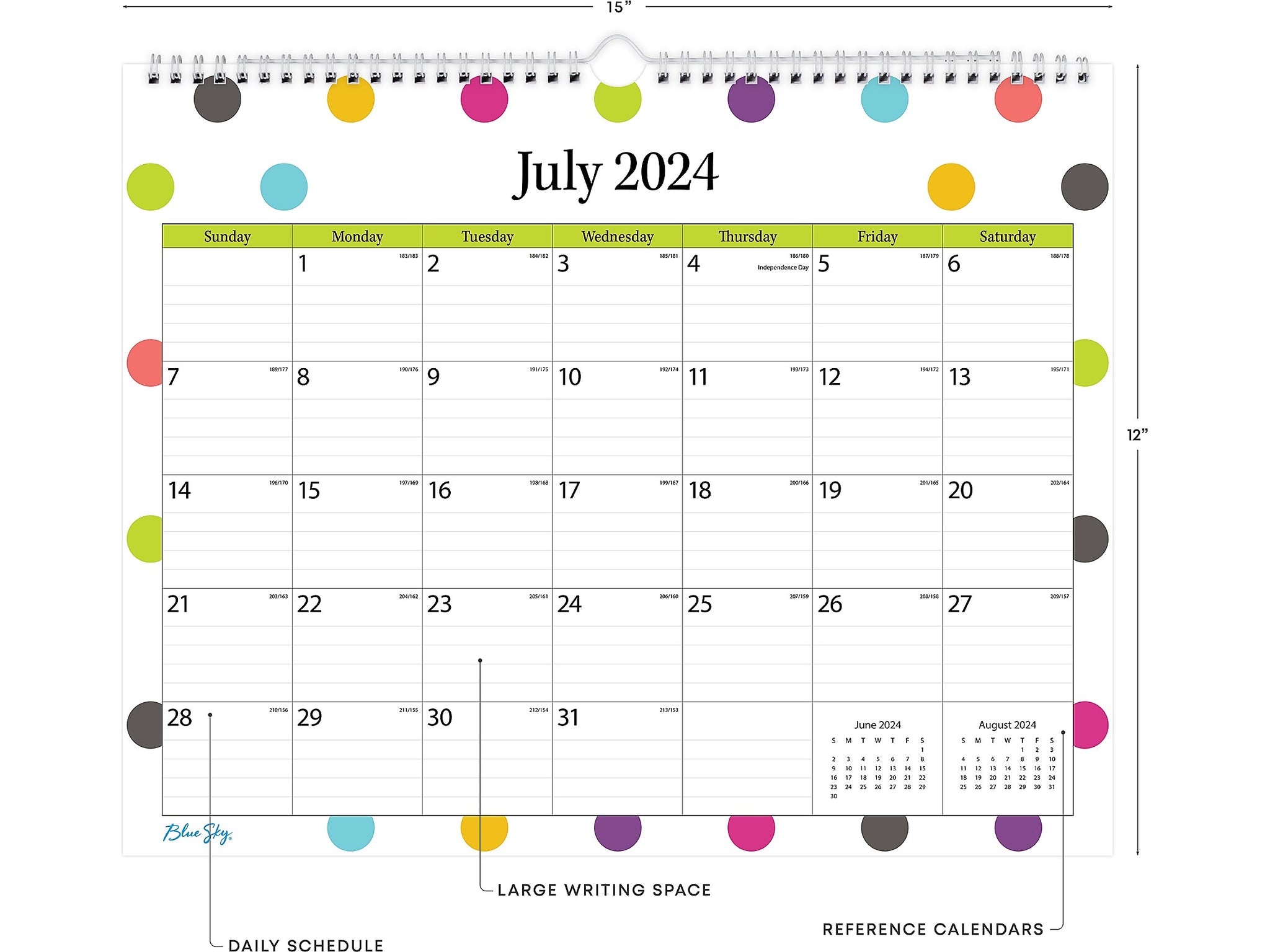 2024-2025 Blue Sky Teacher Dots 15