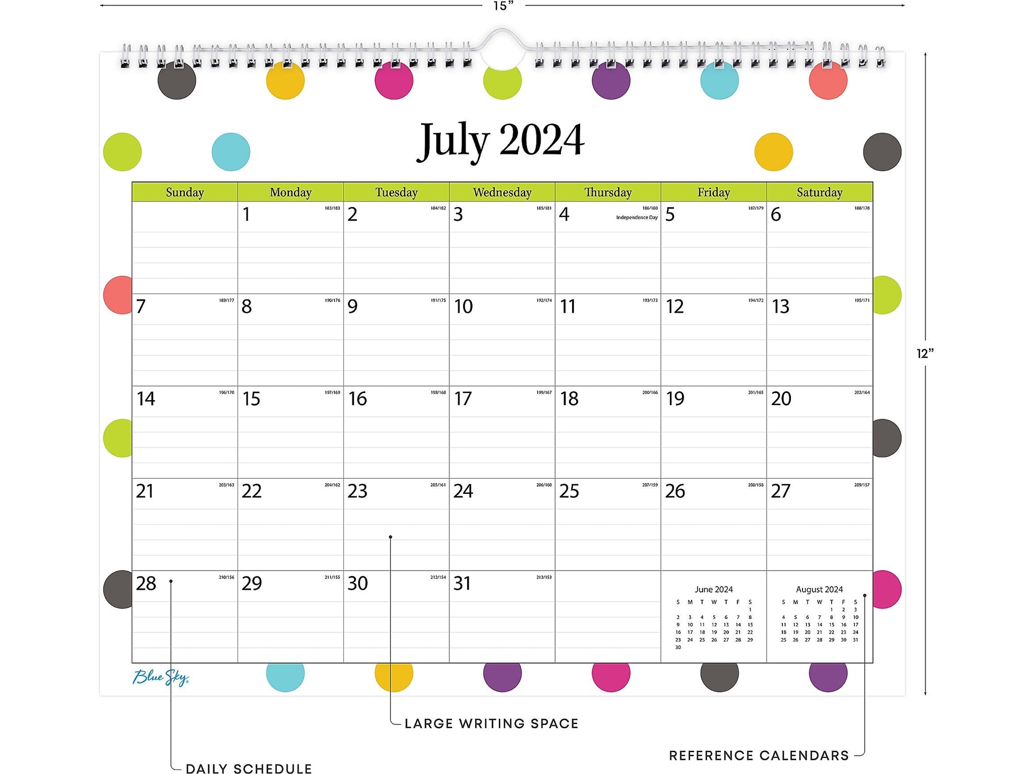 2024-2025 Blue Sky Teacher Dots 15