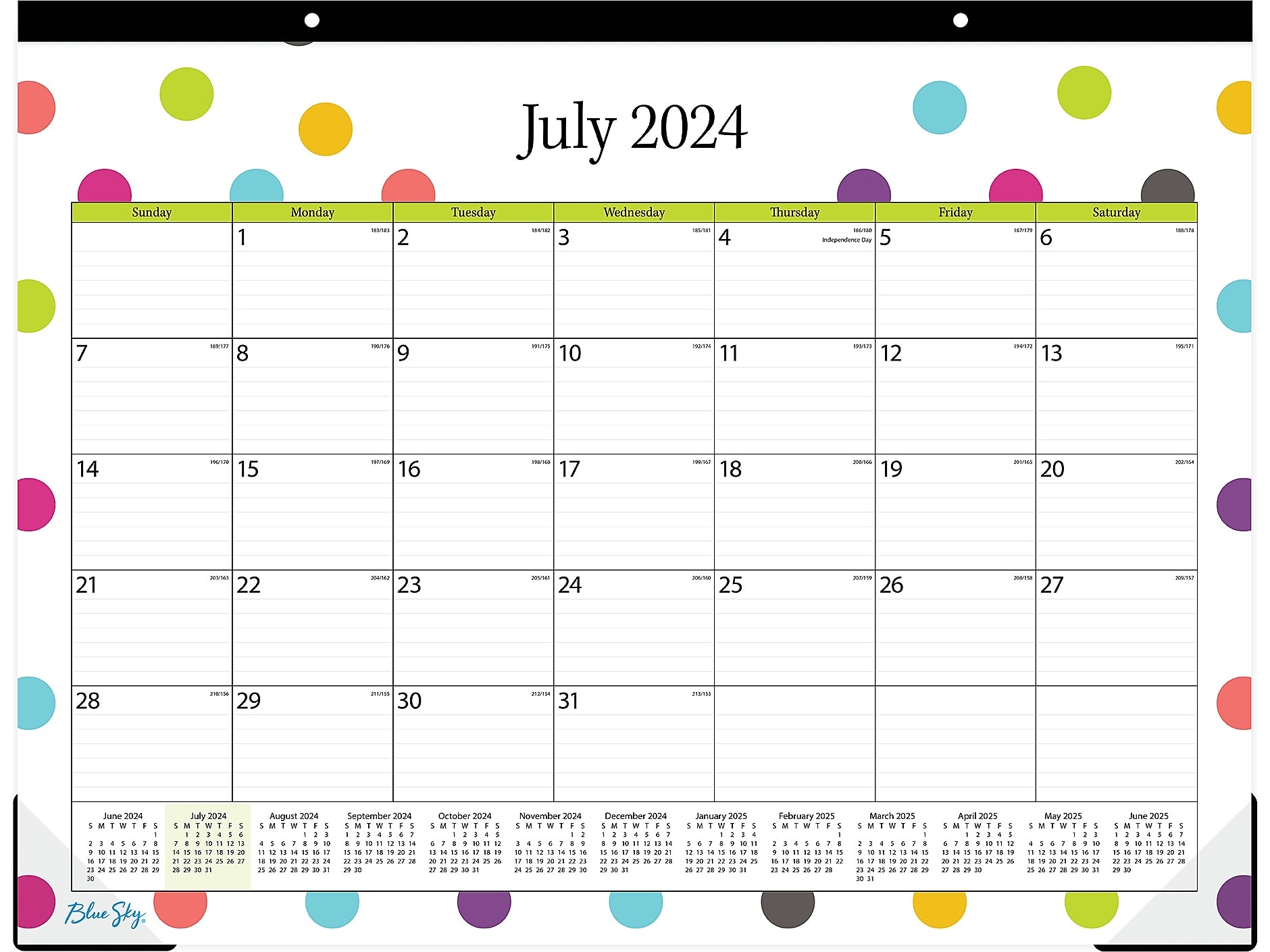 2024-2025 Blue Sky Teacher Dots 22