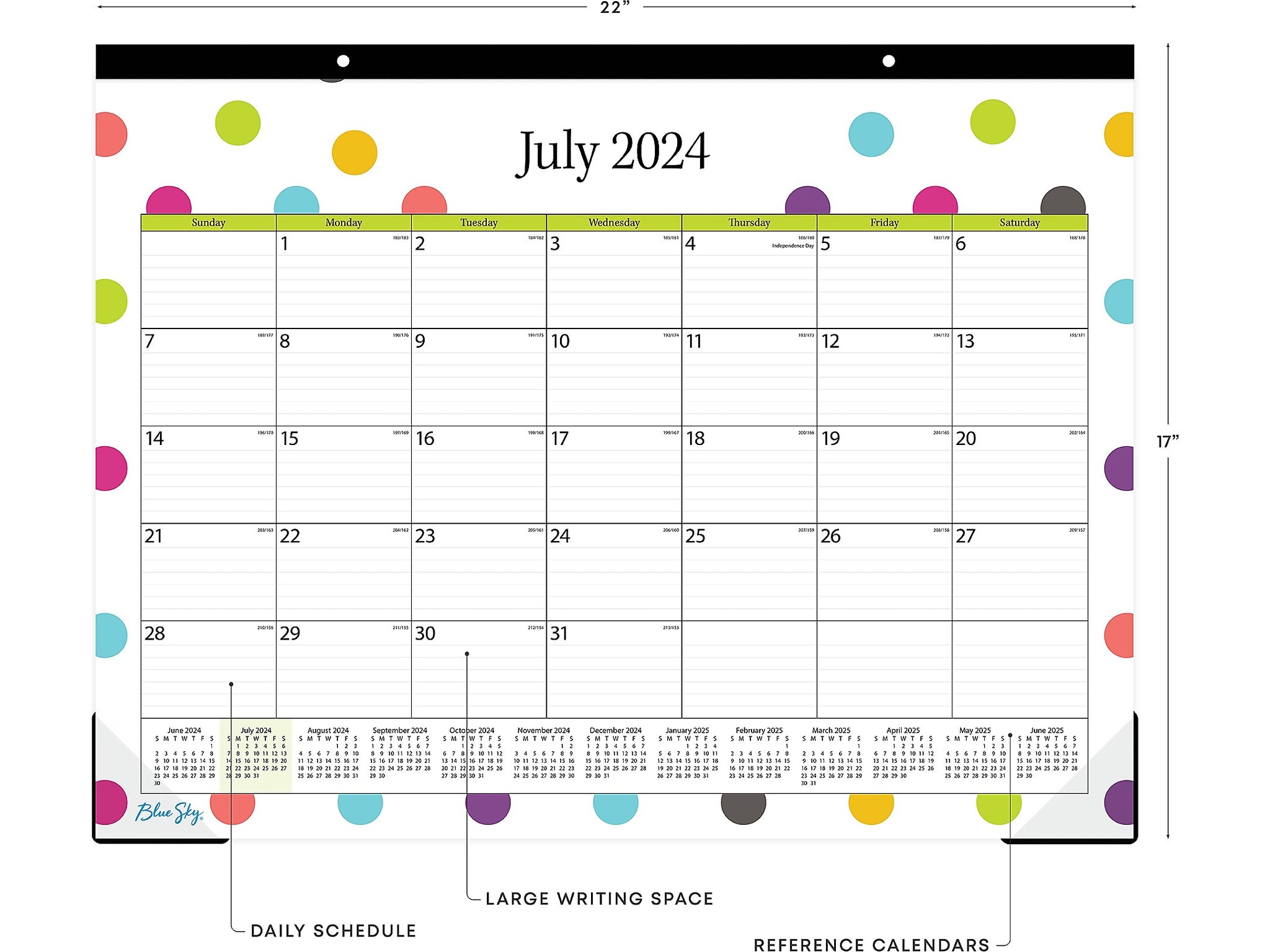 2024-2025 Blue Sky Teacher Dots 22