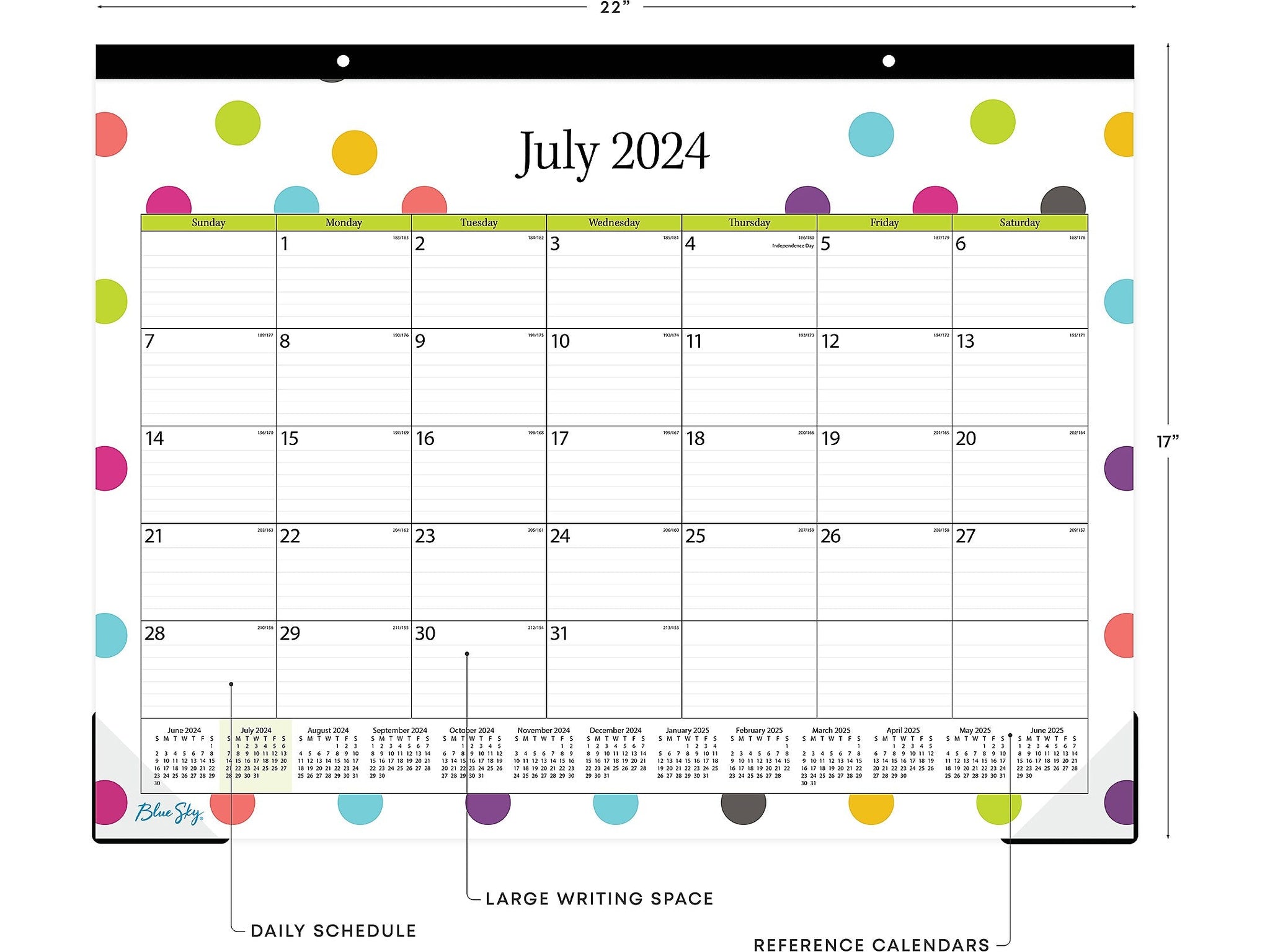 2024-2025 Blue Sky Teacher Dots 22