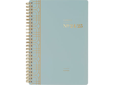 2024-2025 Cambridge WorkStyle Classic 5.5" x 8.5" Academic Weekly & Monthly Planner, Plastic Cover, Mellow Frost