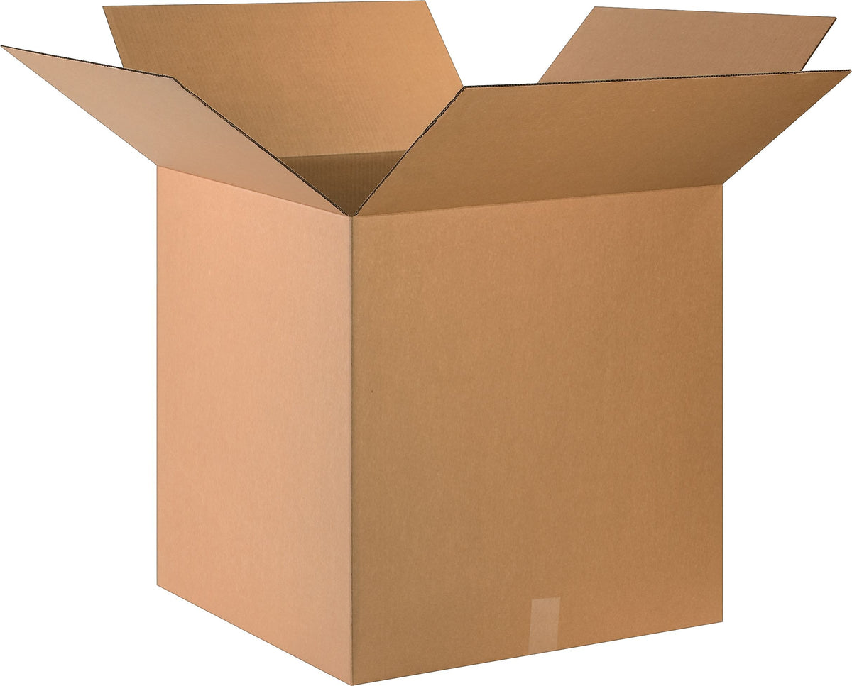 24" x 24" x 24" Shipping Boxes, 44 ECT, Brown, 10/Bundle