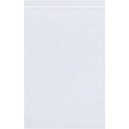 24" x 28" Reclosable Poly Bags, 4 Mil, Clear, 100/Carton