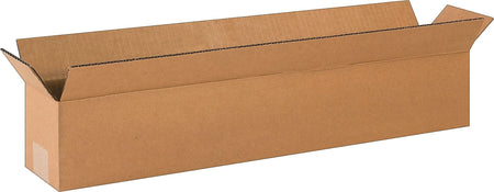 24" x 4" x 4" Shipping Boxes, 32 ECT, Brown, 25/Bundle