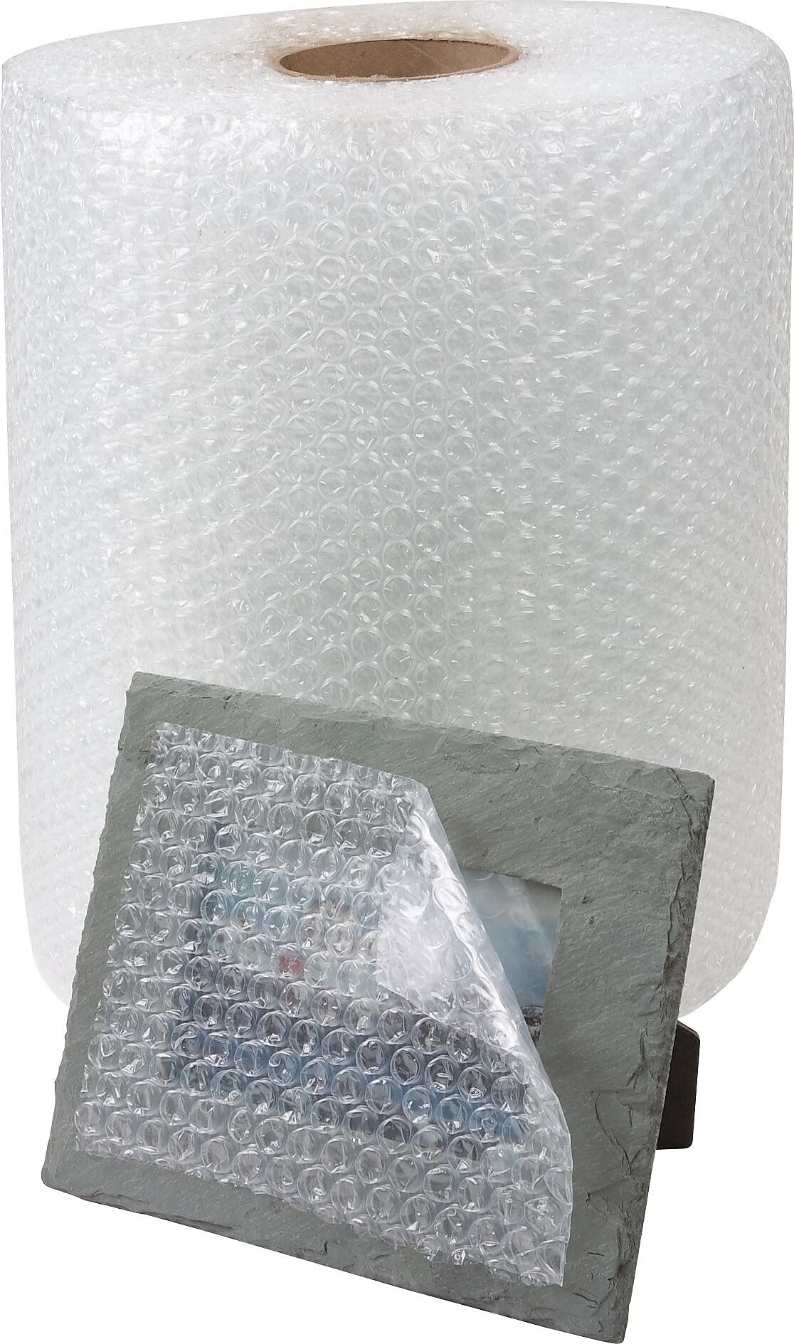 3/16" Adhesive UPS Approved Bubble Roll with Dispenser, 12" x 175'