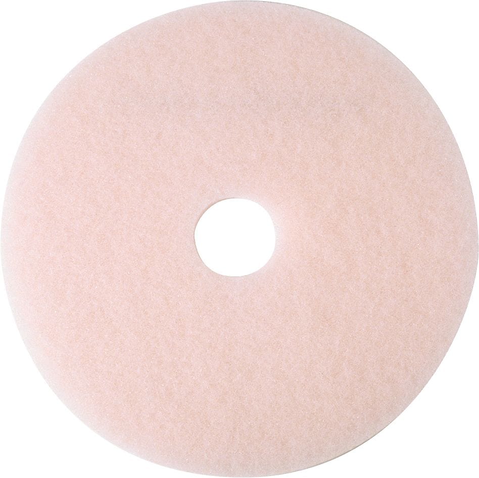 3M 20" Burnish Floor Pad, Pink, 5/Carton