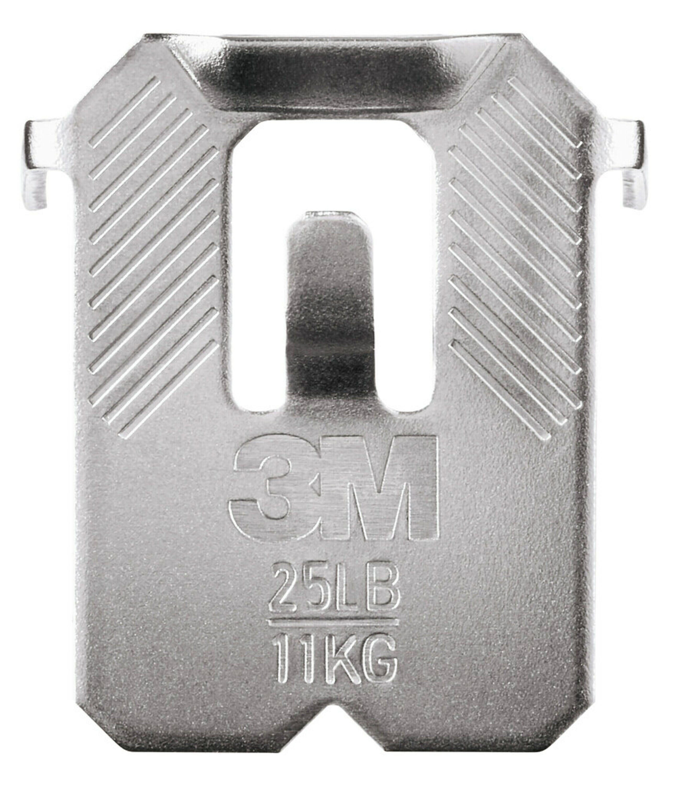 3M CLAW Drywall Hanger, 25 lbs., Silver, 4/Pack