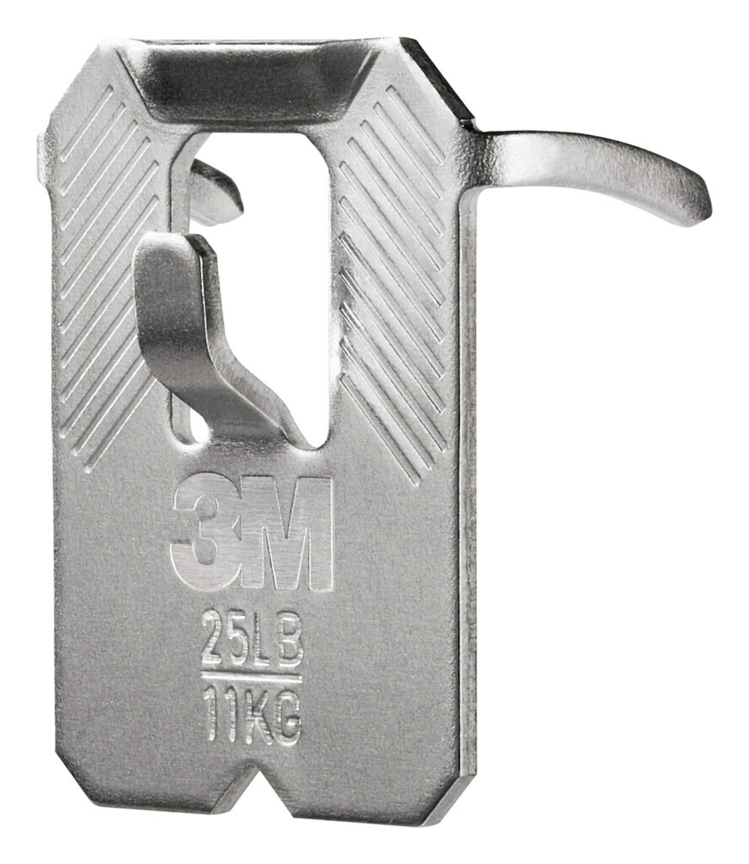 3M CLAW Drywall Hanger, 25 lbs., Silver, 4/Pack