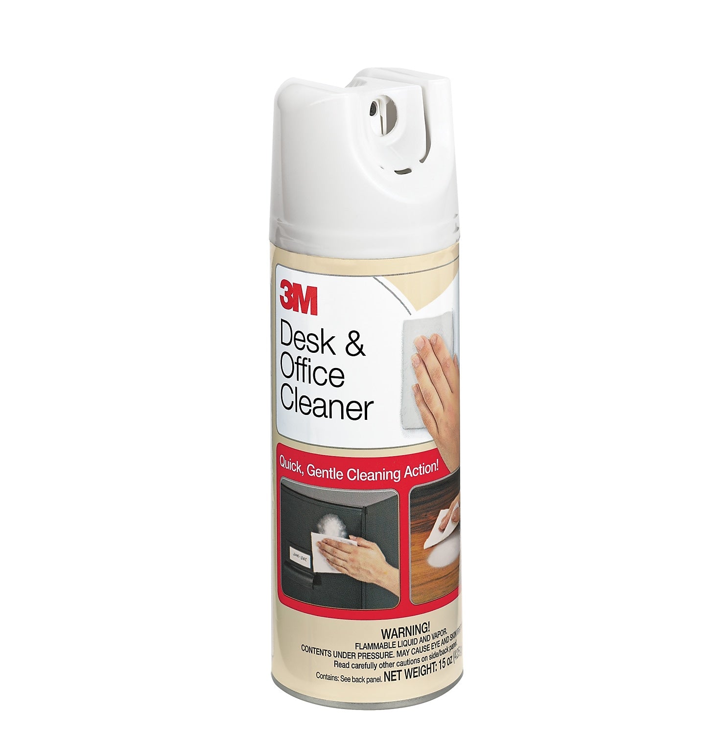 3M Desk & Office Cleaner, Unscented, 15 oz. Aerosol Can